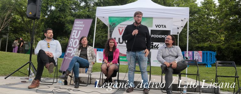 Unidas Podemos debate sobre Europa en Leganés