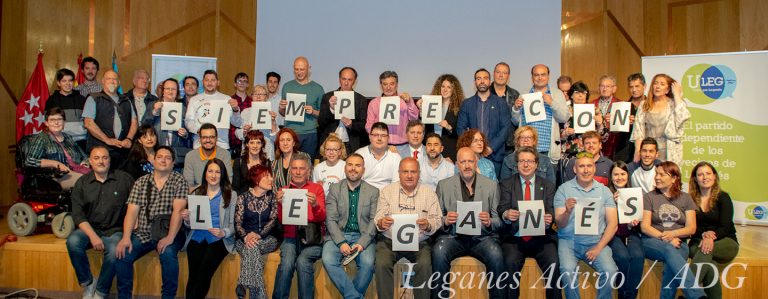 ULEG presenta su programa con más de 300 medidas para Leganés
