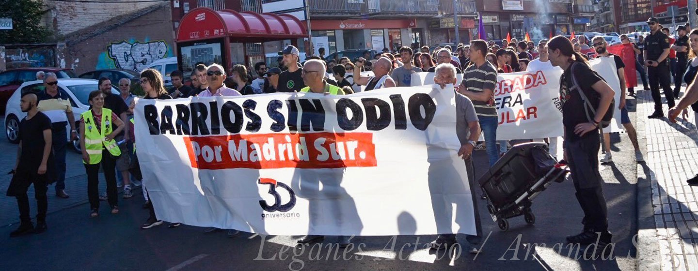 barrios sin odio manifestacion