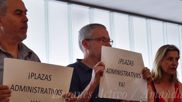 Unidas Podemos-IU Leganés exige al alcalde solucionar el conflicto con los trabajadores municipales