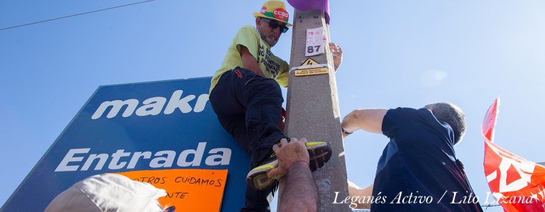 CCOO protesta contra un ERE encubierto en Makro en Leganés