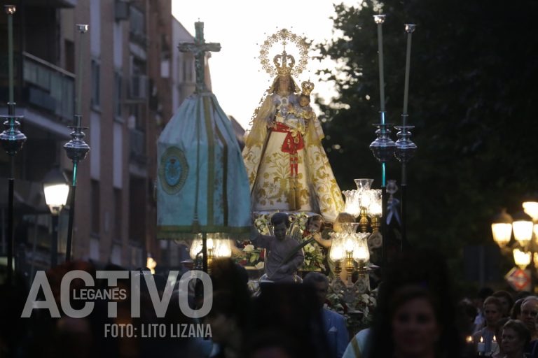 Leganés honra a la Virgen de Butarque con flores, música y procesión en sus fiestas patronales