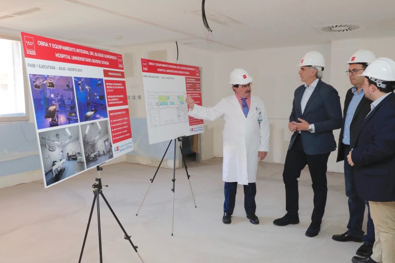 El Hospital Severo Ochoa tendrá reformados sus quirófanos en otoño