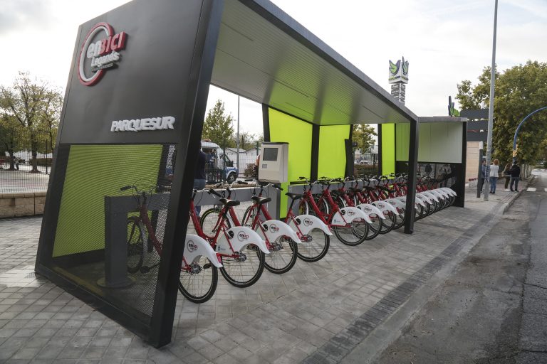 Leganés inaugura un nuevo punto Enbici con nuevas 20 bicicletas