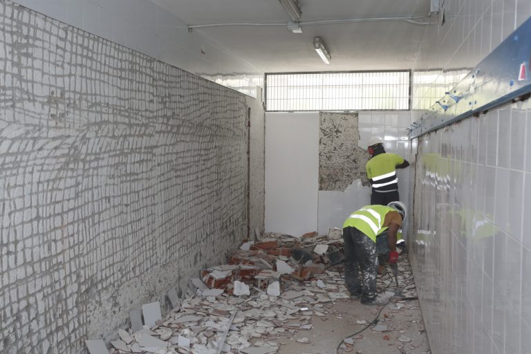 Comienzan los trabajos de rehabilitación y mejora de la Ciudad Deportiva Europa
