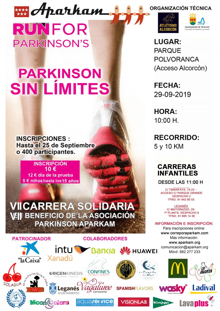 Polvoranca acoge la VII Carrera solidaria Párkinson Sin Límites