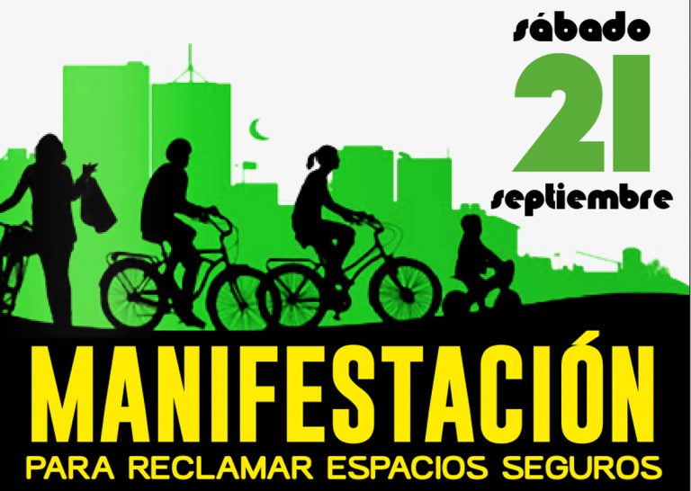 Marcha reivindicativa por espacios para las personas en Leganés