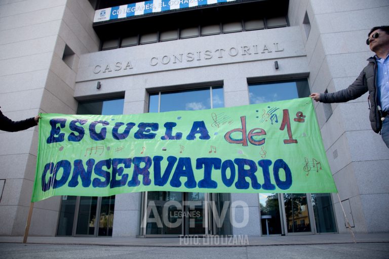 El AMPA de la Escuela de Música de Leganés se moviliza de nuevo