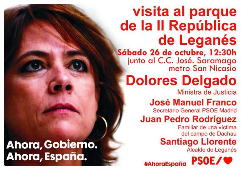 La ministra de Justicia homenajeará a los republicanos huidos en Leganés
