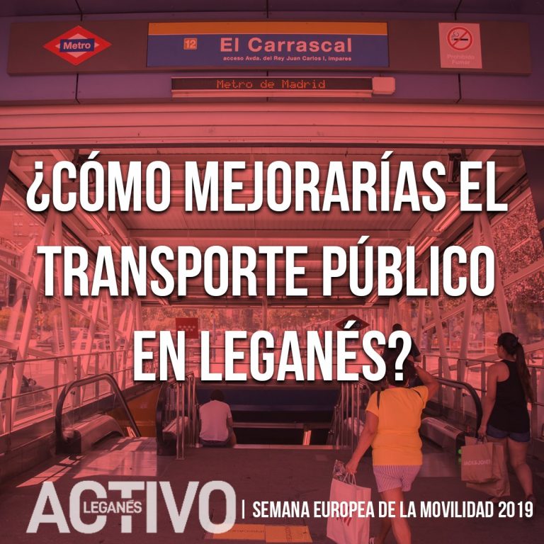 Los vecinos dan ideas para la mejora del transporte público en Leganés