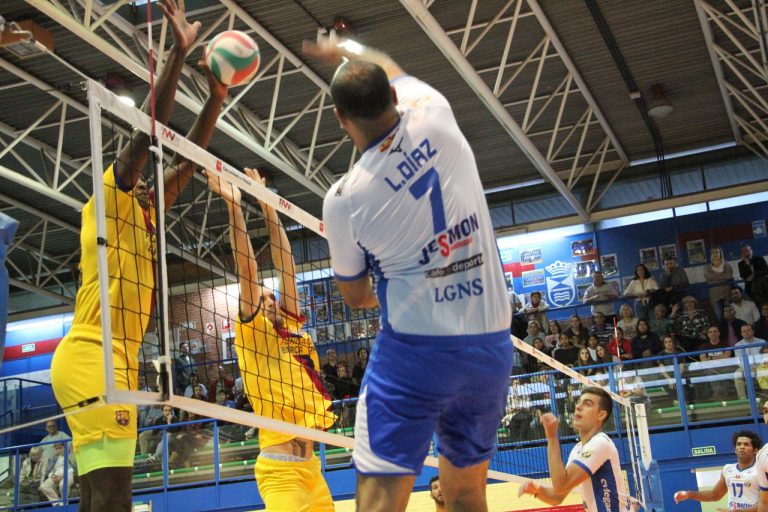 Voleibol | El Barça impuso su juego contra los chicos del Leganés