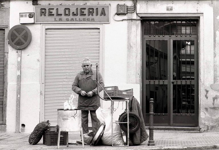 Piden reconocimiento al Castañero de Juan Muñoz en Leganés