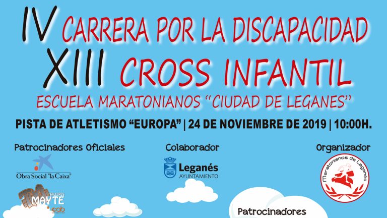 Llega la IV Carrera por la Discapacidad en Leganés