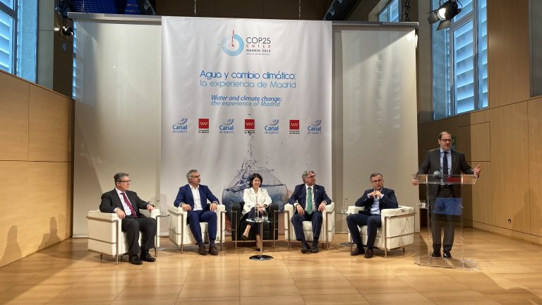 La Comunidad presenta su estrategia contra el cambio climático a través del agua en la COP25
