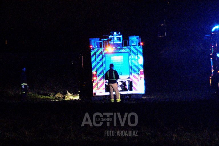 Extinguido un incendio en un descampado del Polígono Butarque