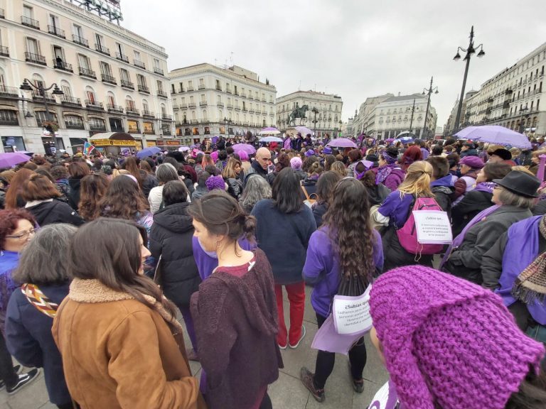 Leganés, representada en la cadena feminista de la capital