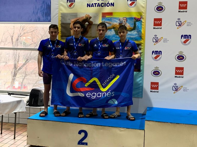 Natación | Cuarto puesto para el Club Natación Leganés en el campeonato territorial alevín