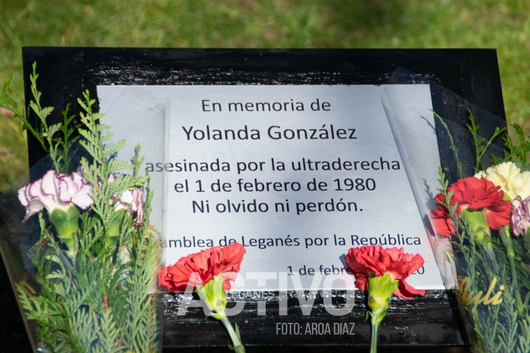Yolanda González ya tiene su placa en Leganés