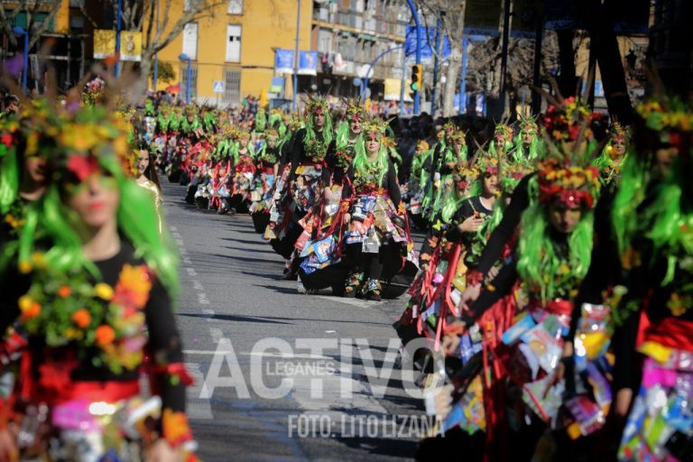 Leganés disfruta del carnaval más ecológico y latino