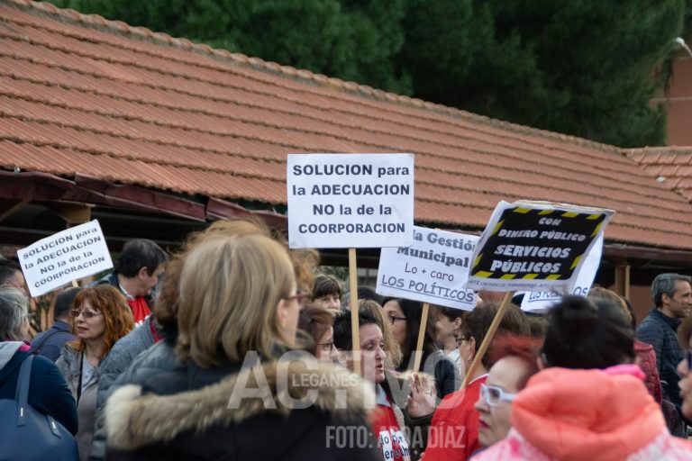 Los trabajadores municipales agitan la campaña electoral en Leganés