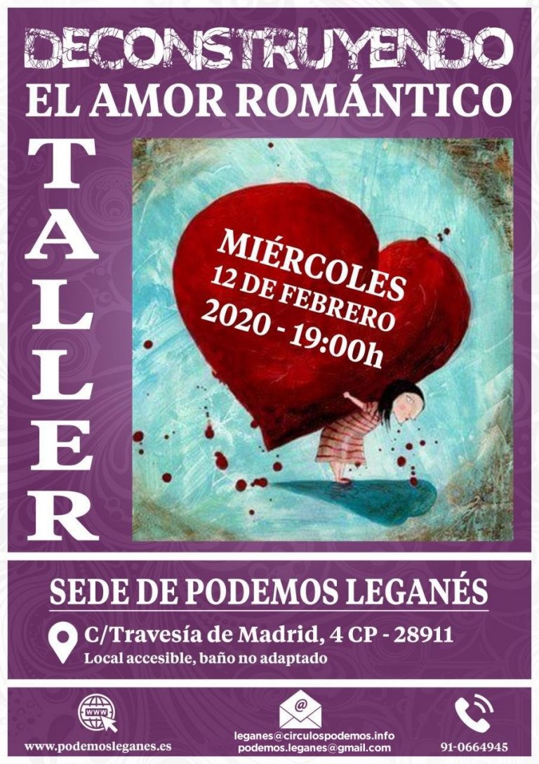 Podemos Leganés invita a ‘Deconstruir el amor romántico’