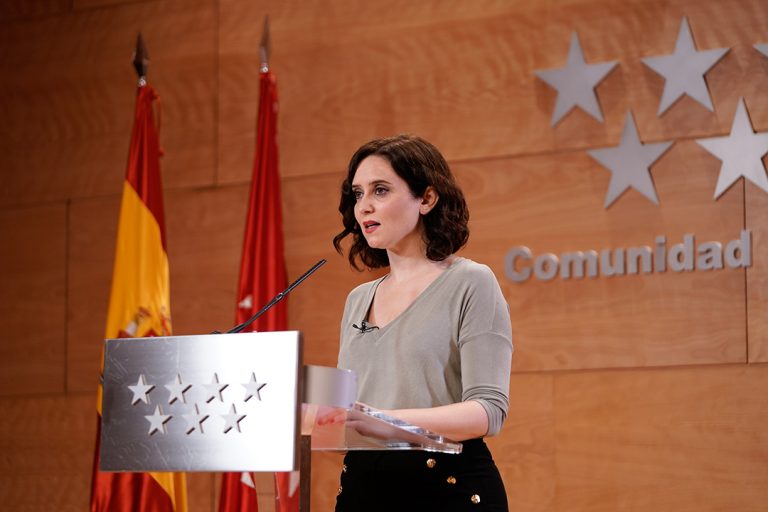 Isabel Díaz Ayuso descarta el cierre de la Comunidad de Madrid