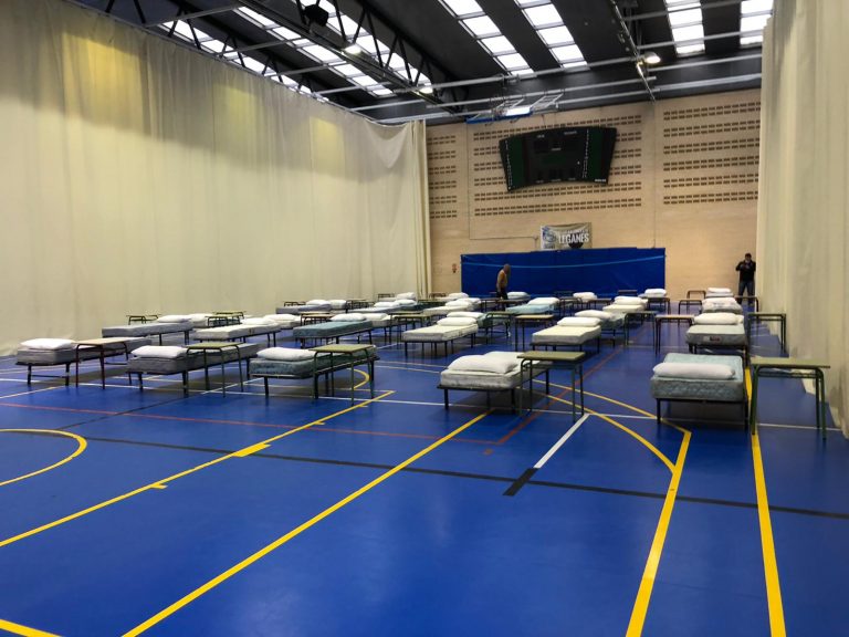 El hospital de campaña de Leganés, bloqueado «hasta que sea necesario»