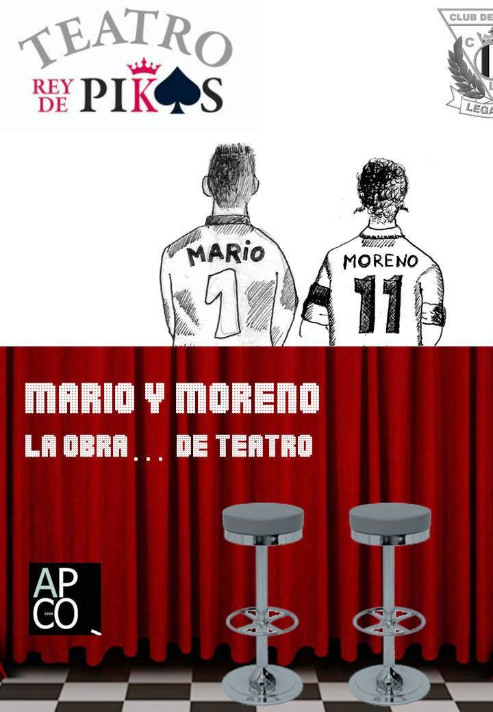 Mario Soria y Benjamín Moreno, leyendas del CD Leganés, tendrán su propia obra de teatro