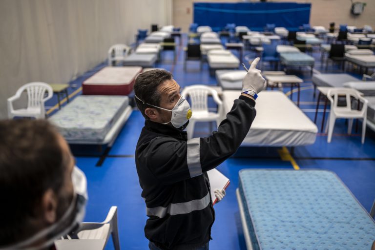 Cierra el hospital de campaña de Leganés, a la espera de volverse a activar