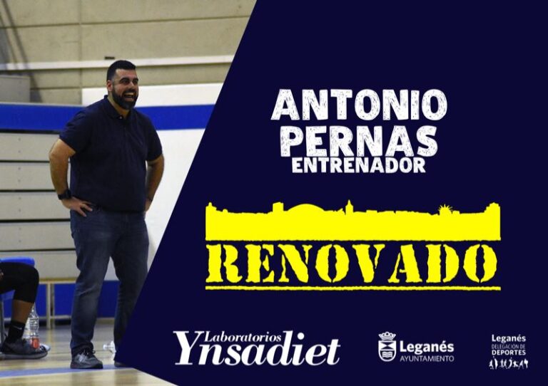 Baloncesto | El Ynsadiet Leganés renueva a su entrenador, Antonio Pernas