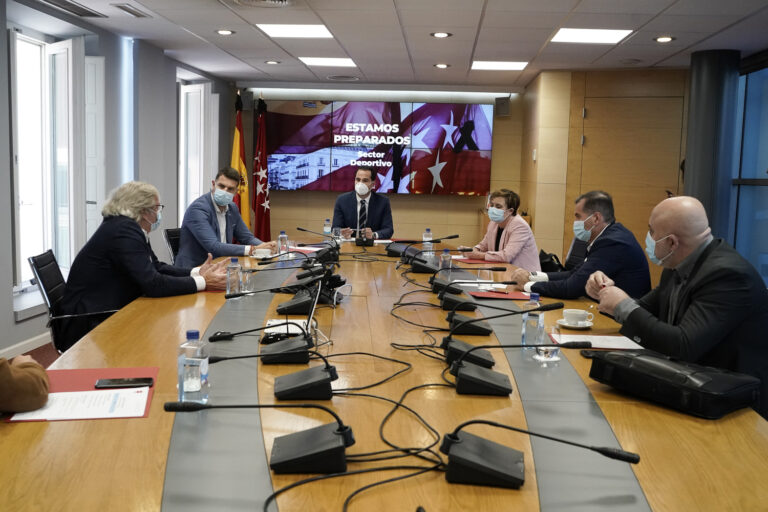 Aguado: “El deporte tiene que ser un aliado  para salir de la crisis generada por el COVID- 19”