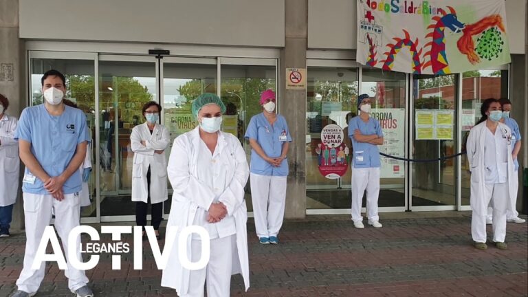 El Hospital Severo Ochoa celebra el Día de la Enfermería con un minuto de silencio