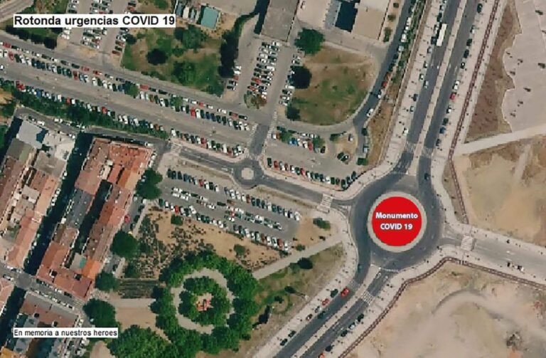 Piden un monumento en memoria de los sanitarios frente al Hospital Severo Ochoa