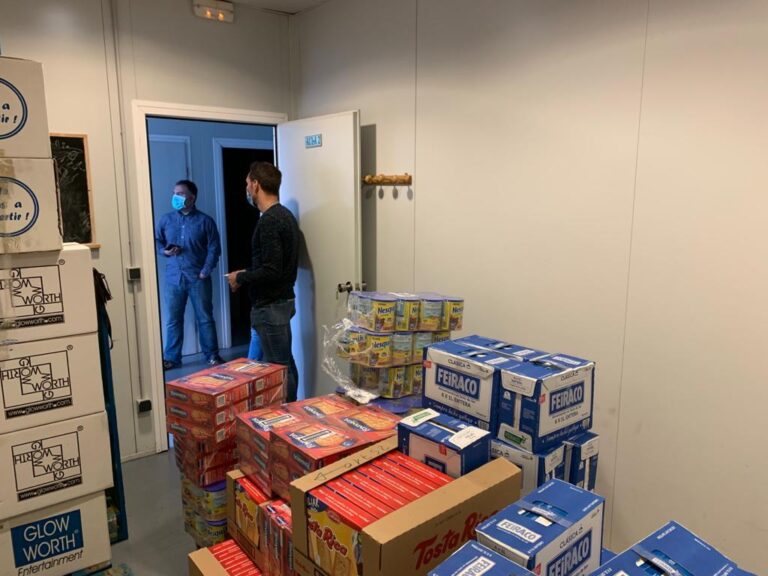 ULEG y la Fundación La Sonrisa de Álex envían a Cáritas Leganés 900 kilos de alimentos