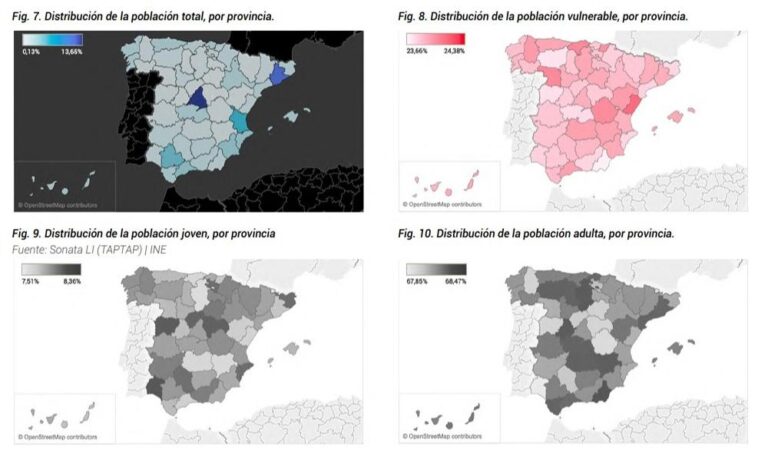 Un análisis geoespacial de la UC3M identifica los territorios más vulnerables al COVID-19