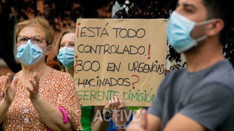 Trabajadores del Hospital Severo Ochoa: «Si seguimos así se verá una nueva situación de colapso»