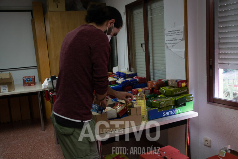 La Red de Apoyo Mutuo de Leganés organiza cuatro jornadas de recogida de alimentos