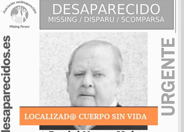 Hallado el cadáver del hombre de 83 años desaparecido en Leganés