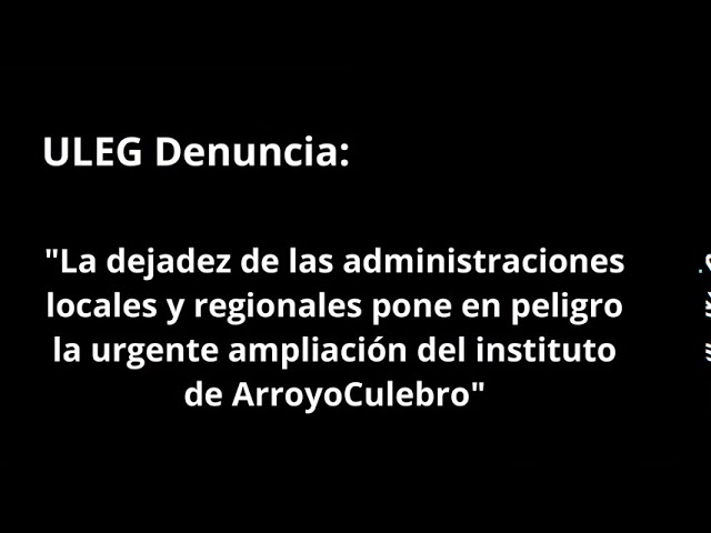 La ampliación del IES Rafael Frühbeck de Burgos de Arroyo Culebro, paralizada