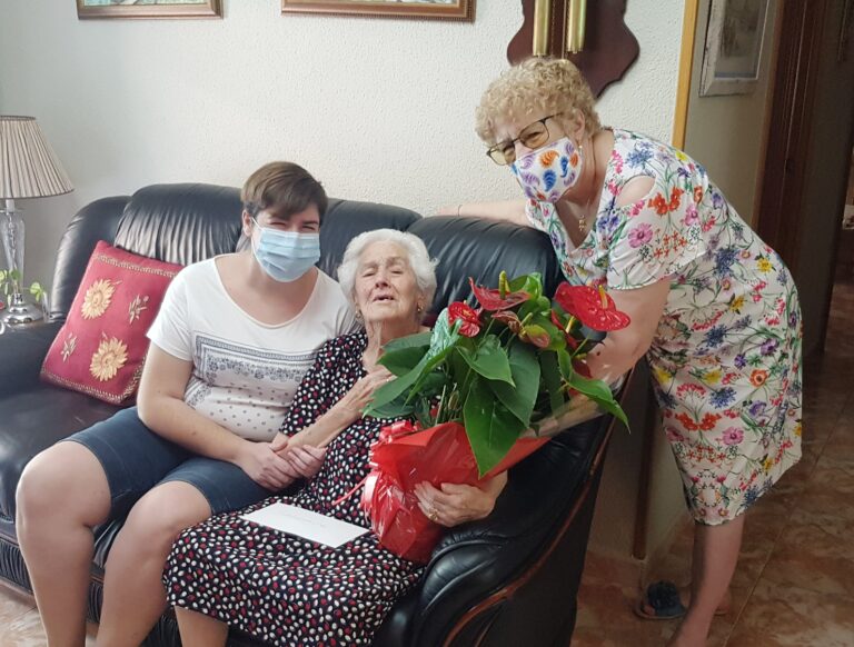 Josefa Patiño Martín, vecina centenaria de Leganés