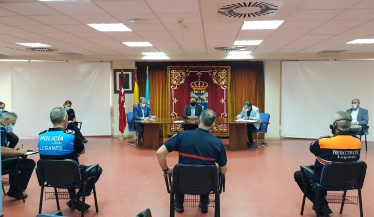 Leganés acuerda intensificar los trabajos de sus cuerpos de seguridad para hacer velar las medidas contra la COVID-19