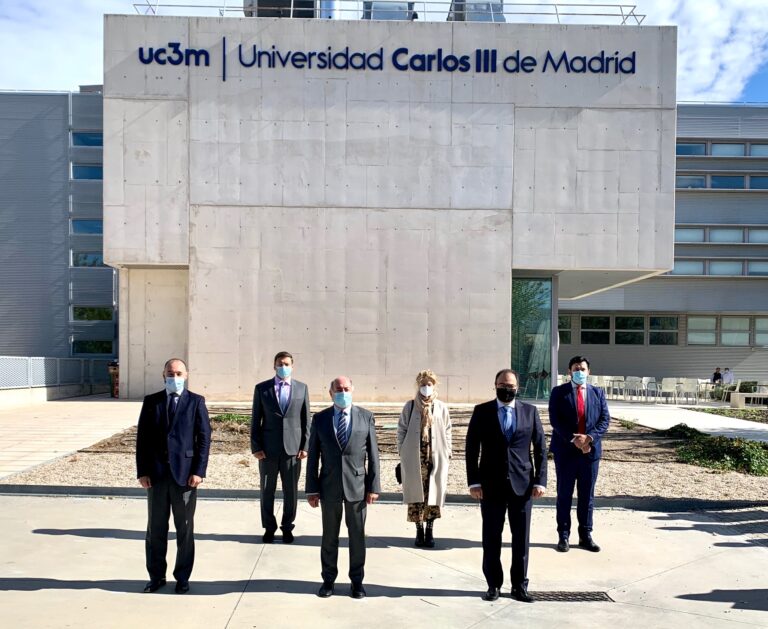 El alcalde de Leganés destaca que la nueva rotonda de Legatec beneficiará al nuevo campus de la UC3M