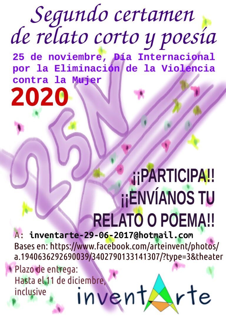 Resuelto el Segundo certamen de relato corto y poesía de inventArte