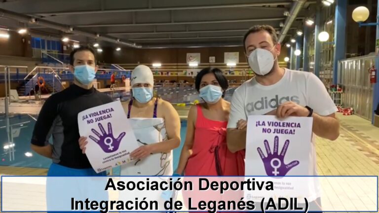 ‘La violencia no juega’, la campaña de igualdad en el deporte en Leganés