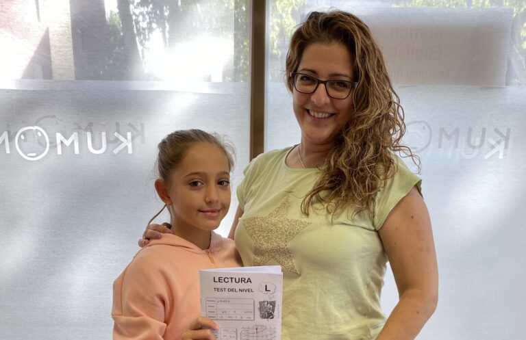 Ainara Sanguesa, con 12 años, la alumna más joven en concluir el programa Kumon Lectura en Leganés