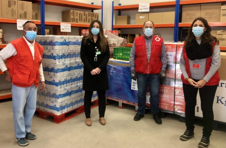 Mercadona dona 6.5 toneladas de alimentos a Cruz Roja en Leganés