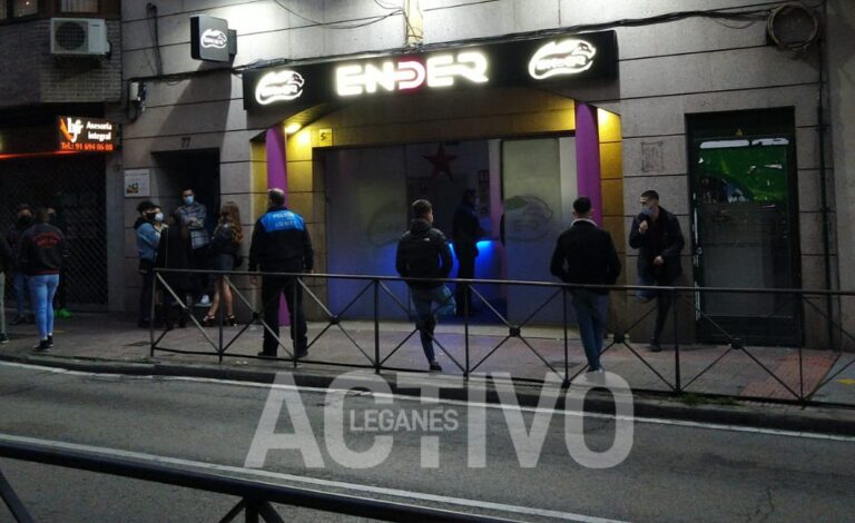 Desalojan un pub del centro de Leganés