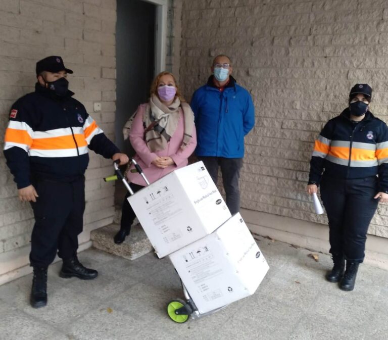 Entregan 30.000 mascarillas a organizaciones de Leganés que trabajan con población vulnerable