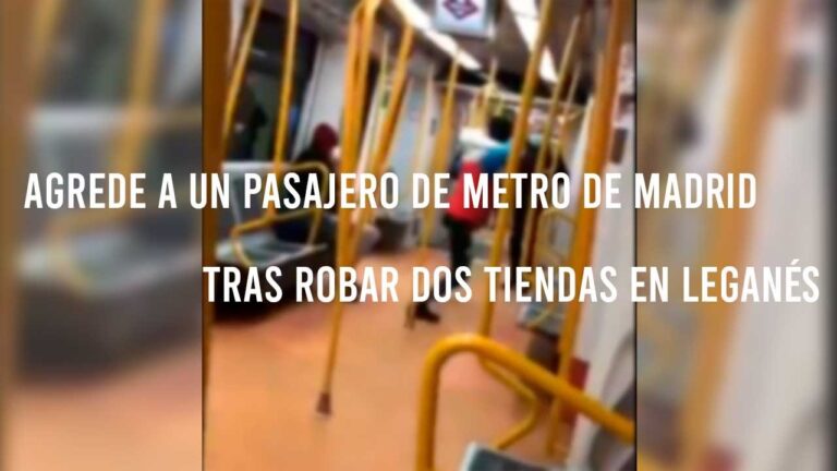 Detenidos tras robar en Leganés y agredir a un pasajero de Metro