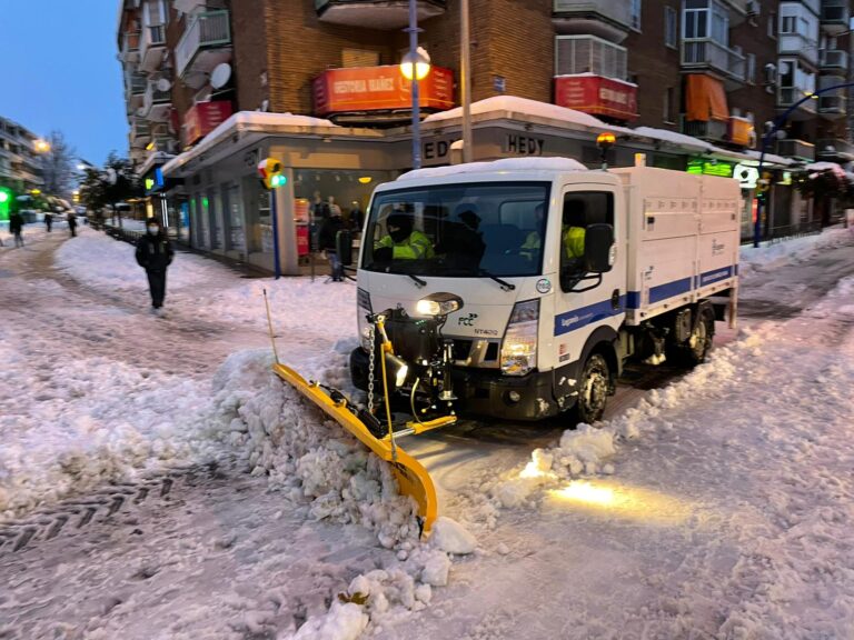 Leganés se prepara para heladas y nevadas con 110 toneladas de sal